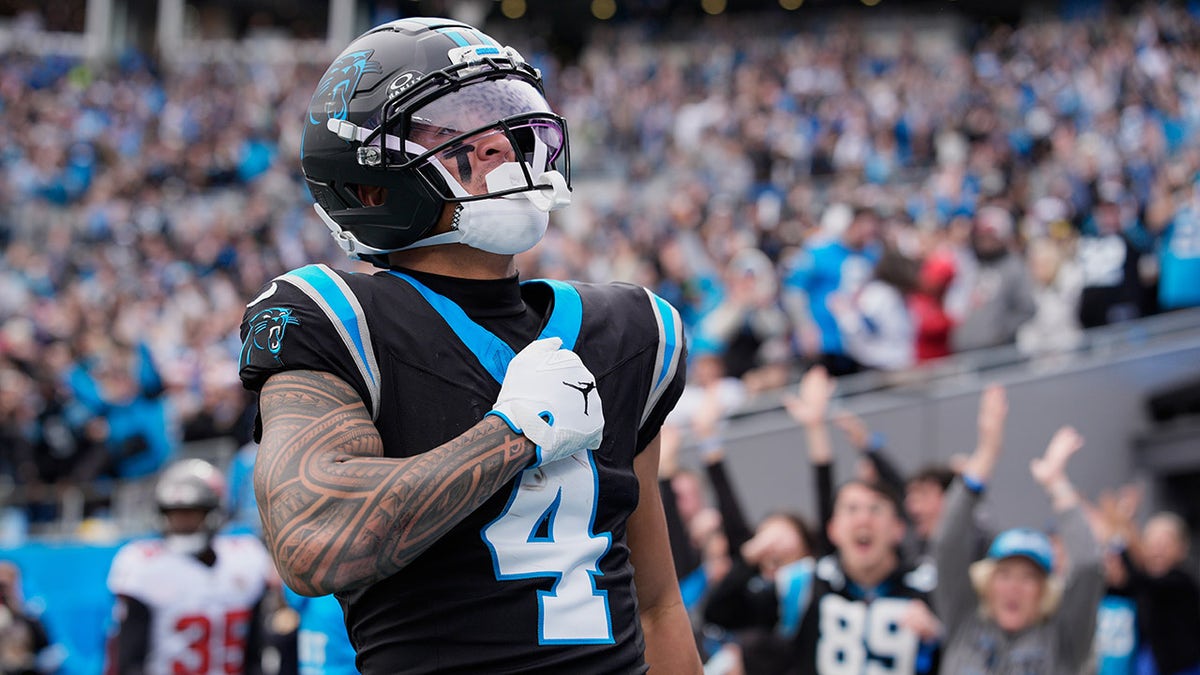 Panthers star Tetairoa McMillan wins Offensive Rookie of the Year after slur controversy at george magazine