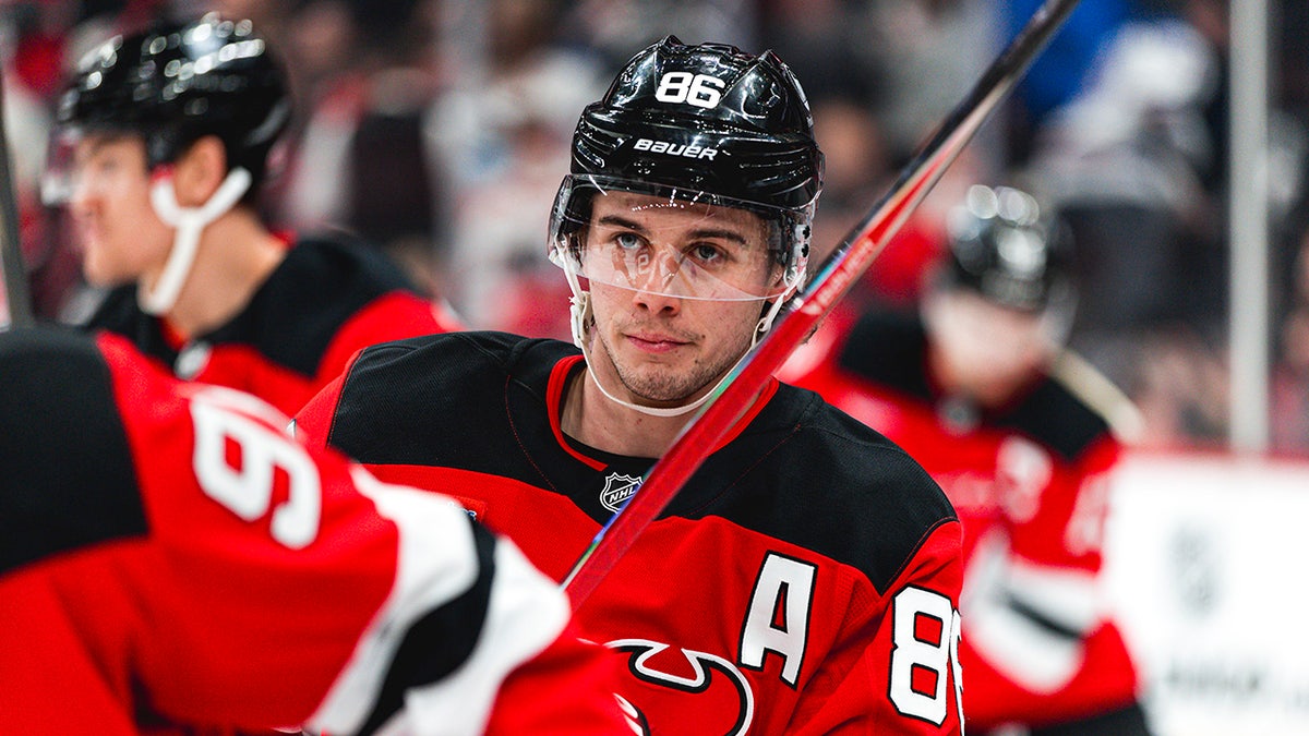 Devils fans welcome Jack Hughes back to New Jersey with pregame celebration at george magazine