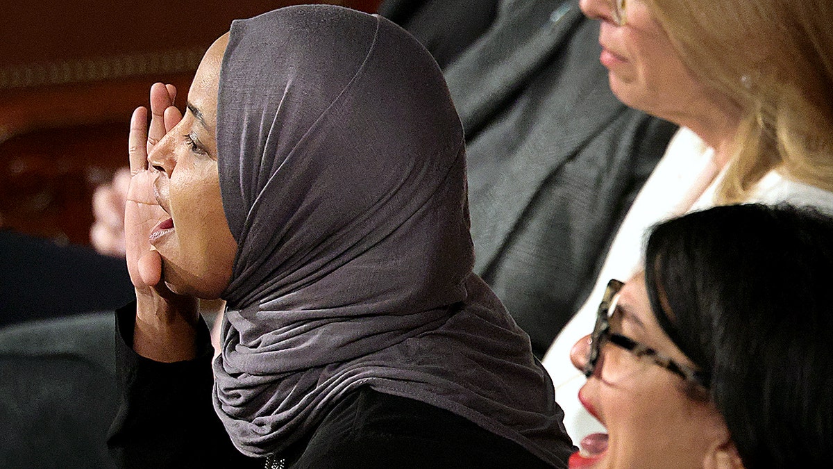 Omar shouts 'you are a murderer' and 'liar' at Trump during State of the Union address at george magazine