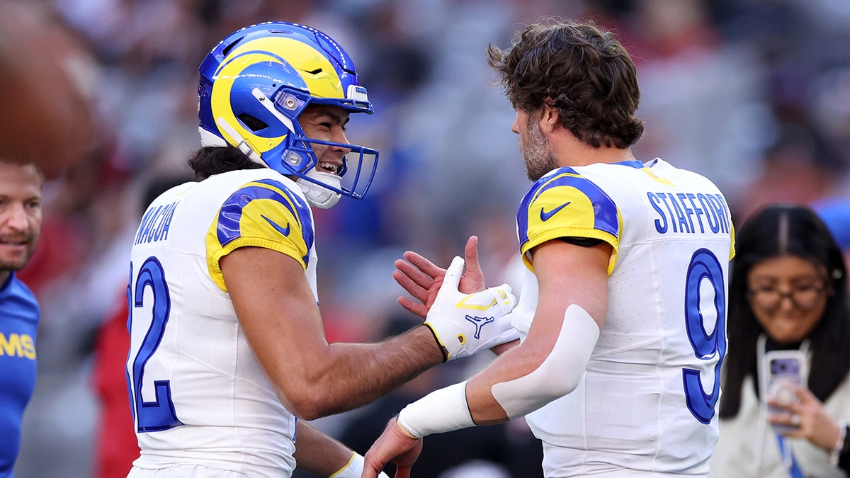 Rams' Puka Nacua reacts to Matthew Stafford's MVP, 2026 return: 'I almost did a backflip' at george magazine