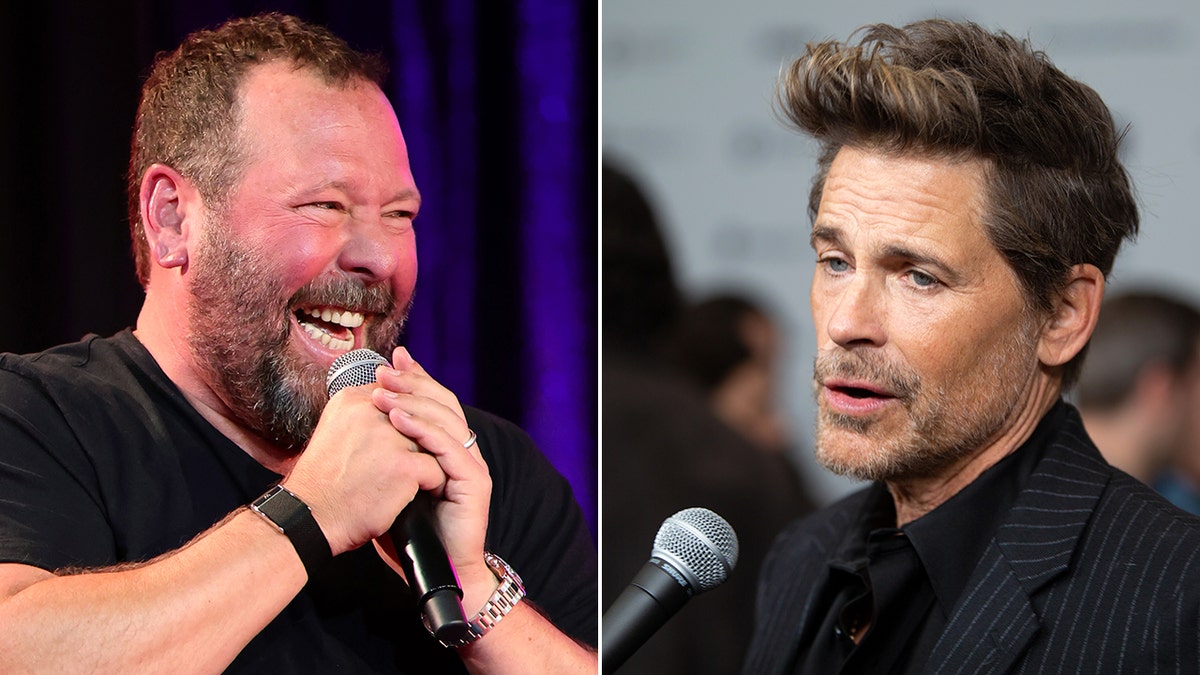 Bert Kreischer says Rob Lowe’s stripper scene came from $25K gig where his wife joked he was ‘like a whore’ at george magazine