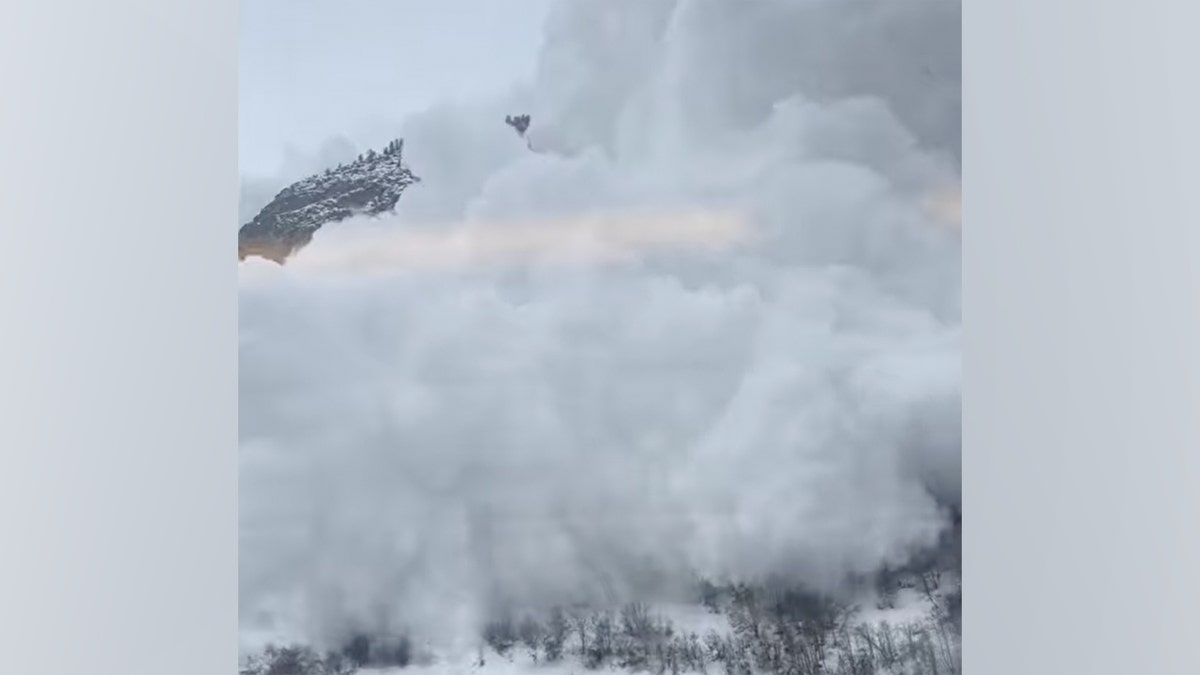 Video shows terrifying moment avalanche slams into passenger train near ski resort at george magazine