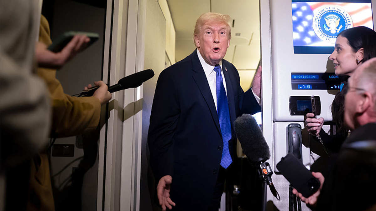 Trump says 'this is a Democrat shutdown' as he touts low inflation, falling murder rate at george magazine