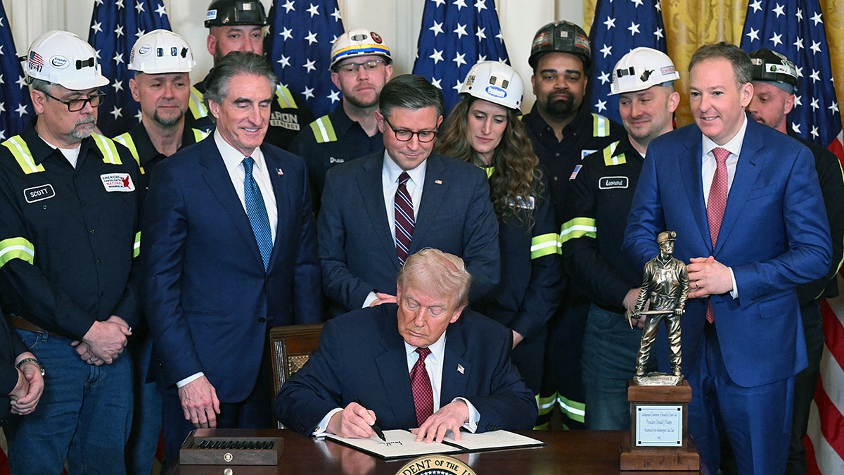 Trump directs military to strike new deals with coal-fired power plants: ‘Going to be buying a lot of coal’ at george magazine