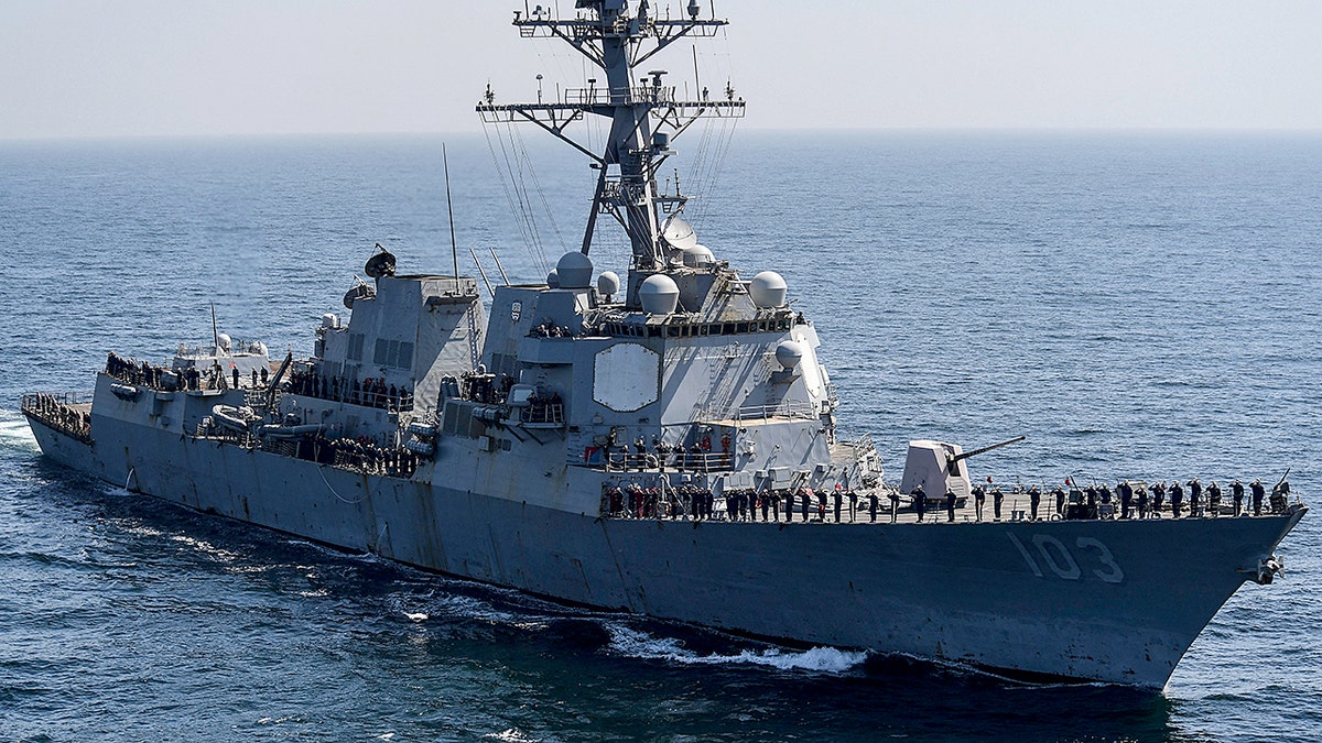 US Navy destroyer, supply ship collide in Caribbean, injuring 2 sailors at george magazine