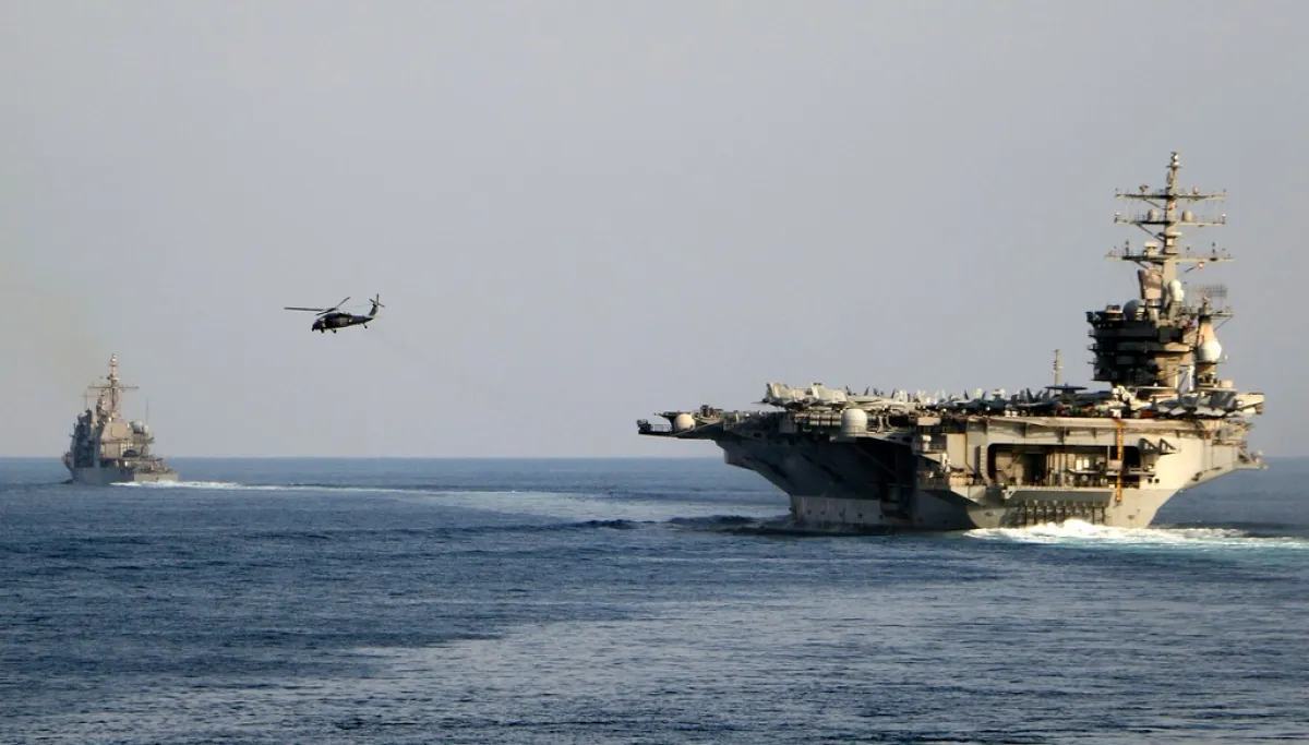 Coalition to send warships to Hormuz while US bombs ‘the hell out of the shoreline,’ Trump says at george magazine