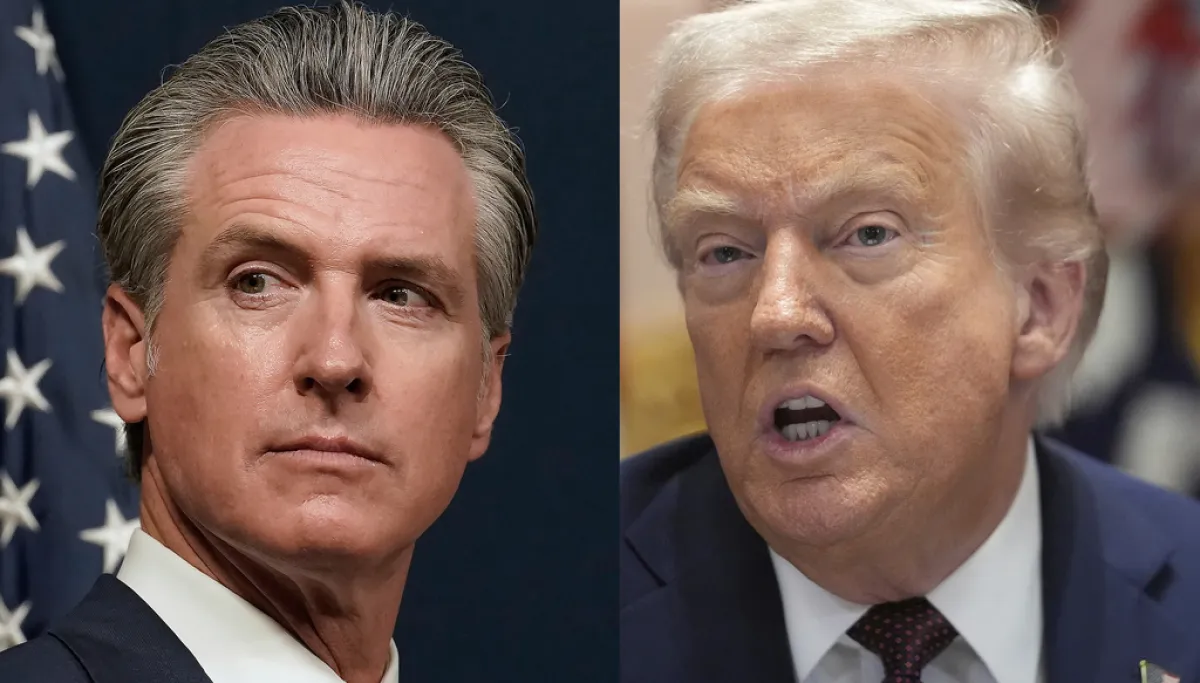 Trump says Newsom is unfit to be president because he ‘can’t read’ at george magazine