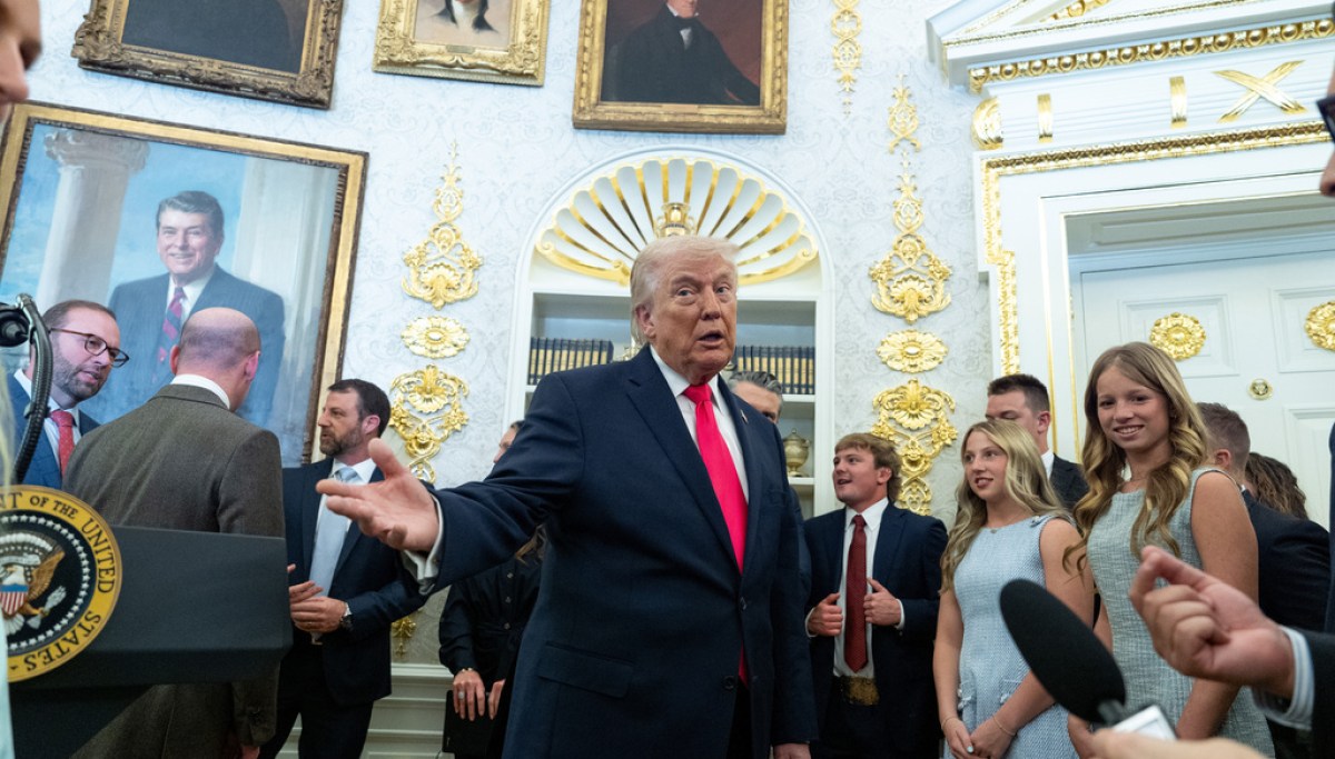 Trump says he likely won’t be happy with DHS funding deal at george magazine