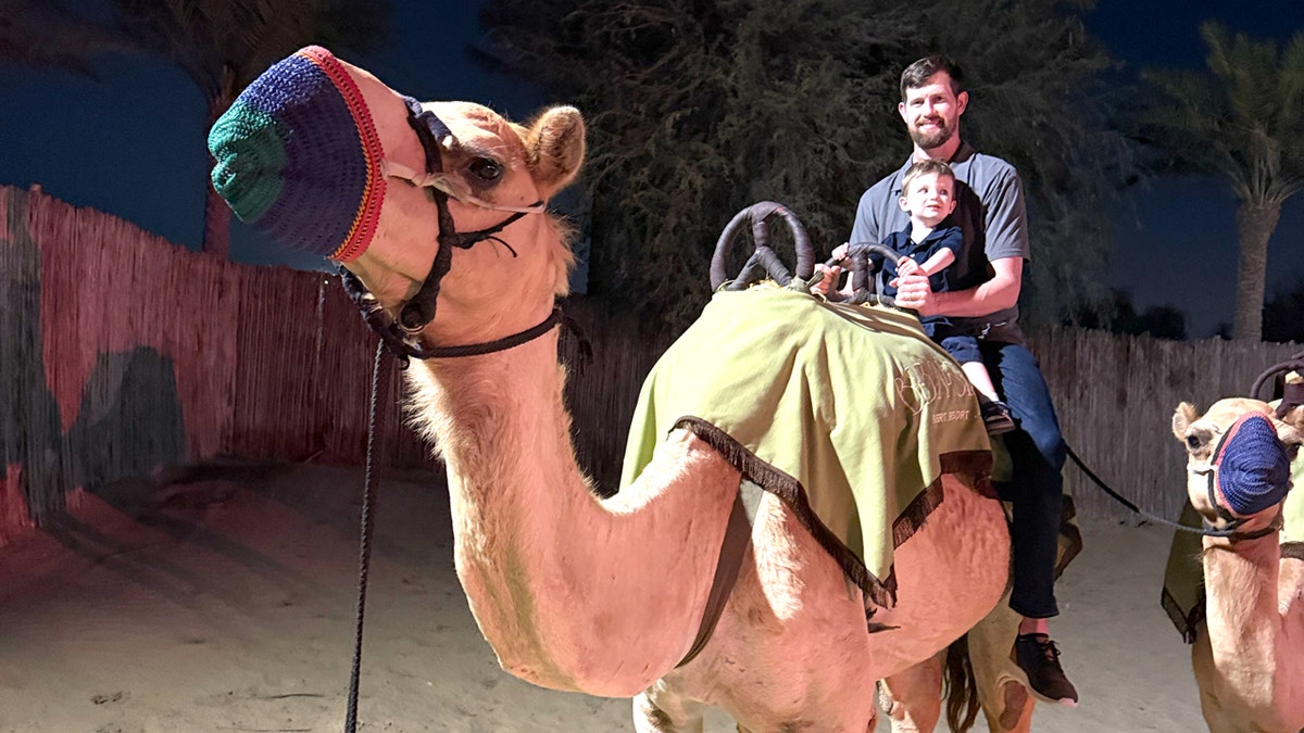 American father hears missiles overhead while stranded in Dubai with kids and pregnant wife at george magazine