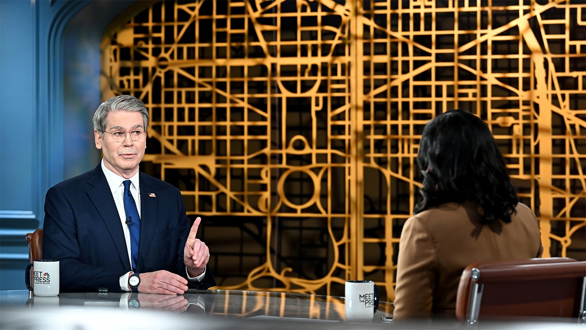 Scott Bessent calls out 'terrible framing' during clash with NBC News host on Iranian oil at george magazine