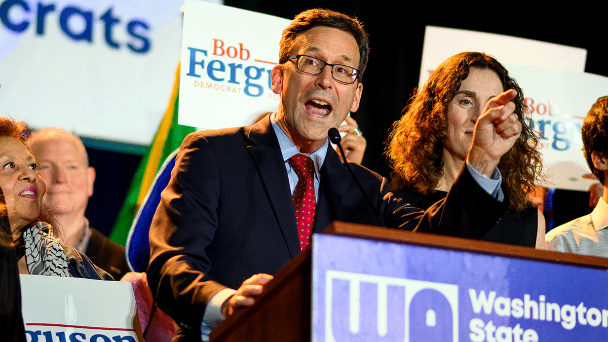 Washington's new governor, Robert Ferguson