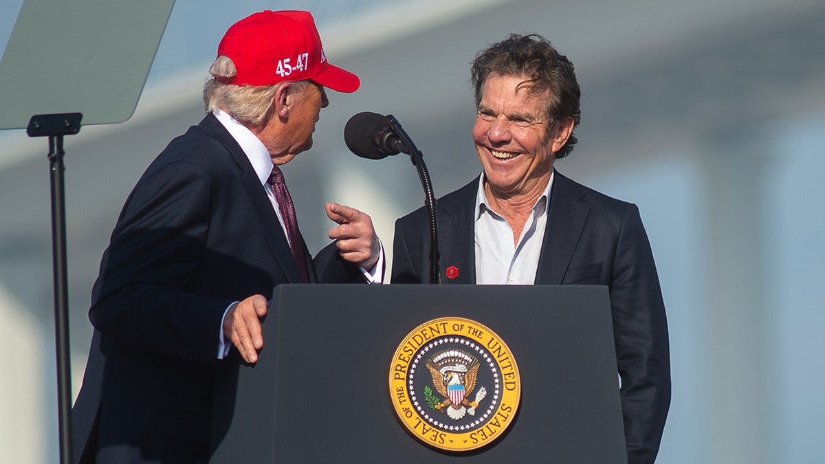 Dennis Quaid calls out Hollywood's 'double standard' on Trump support at george magazine