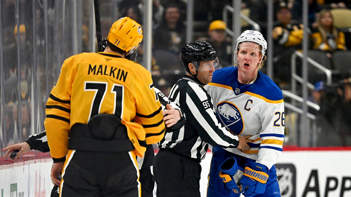 NHL star Evgeni Malkin ejected for slashing opponent across the face, could face suspension at george magazine
