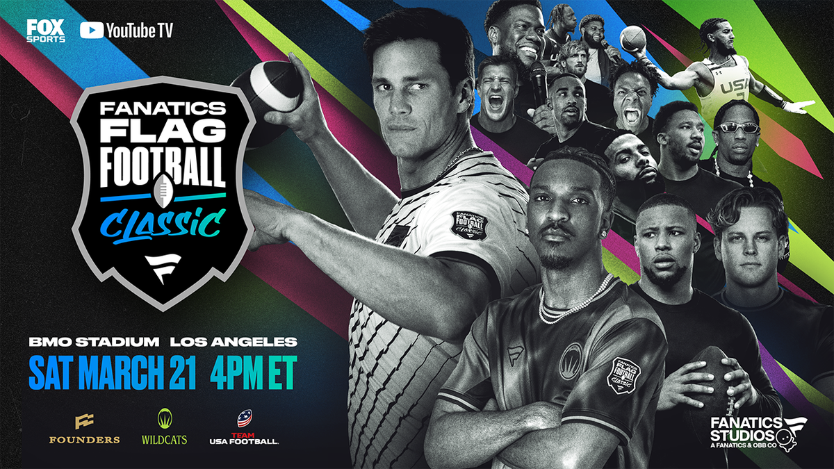 Fanatics release full participant list filled with NFL stars for Tom Brady-backed Flag Football Classic at george magazine