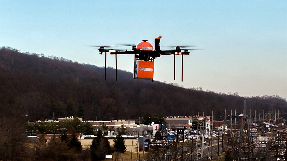 Drone food delivery launches in New Jersey at george magazine