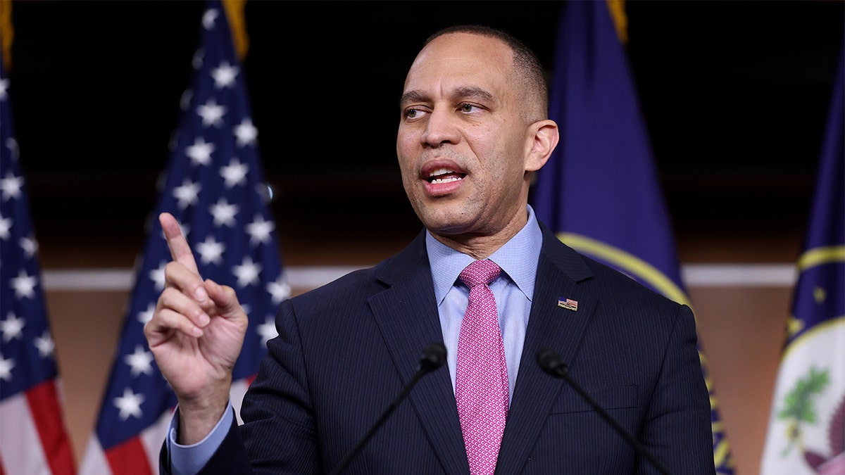 Hakeem Jeffries predicts failure for US following strikes against Iran at george magazine
