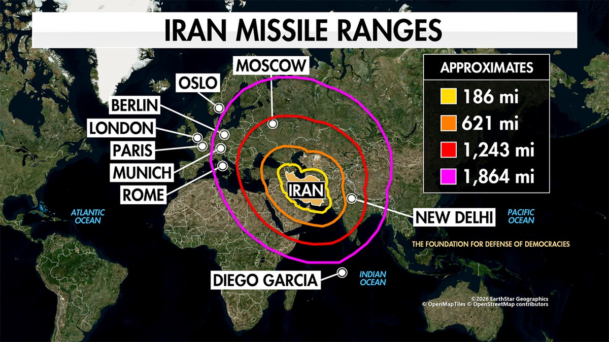 Trump proven right on Iran's long-range missile capability as regime targets US-UK base, experts say at george magazine