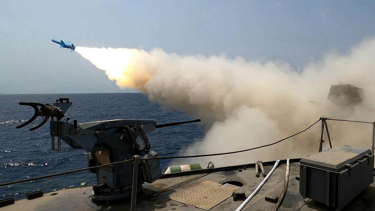 Iranian missile launched at sea