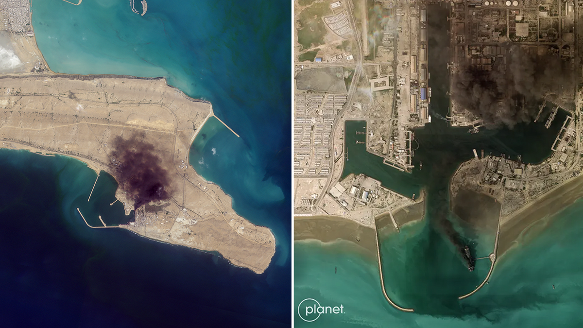 New satellite images show fires, naval base damage across Iran after US-Israeli strikes at george magazine