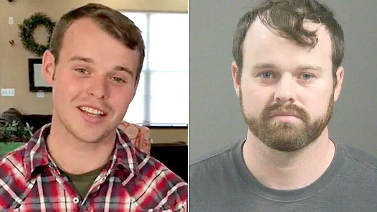 Joseph Duggar searched with hands against wall in booking video after child molestation arrest at george magazine