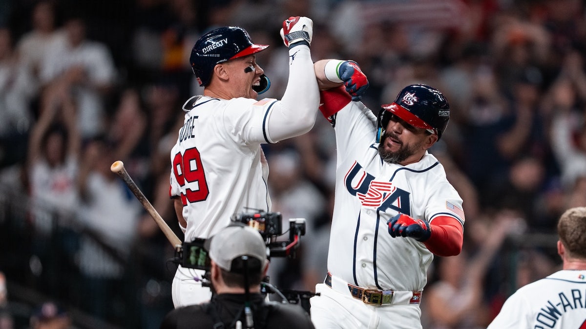 Kyle Schwarber leads Team USA to 9-1 World Baseball Classic win over Britain at george magazine