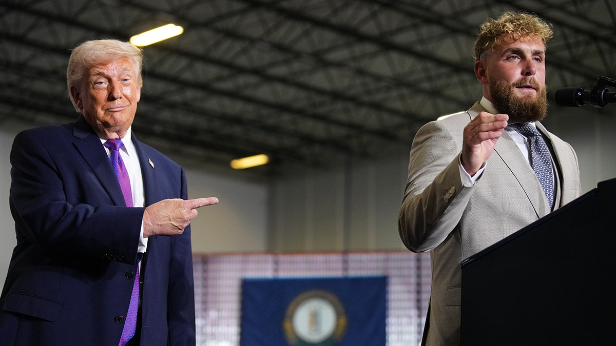 Trump predicts political future for boxer Jake Paul, offers 'complete and total endorsement' at Kentucky rally at george magazine