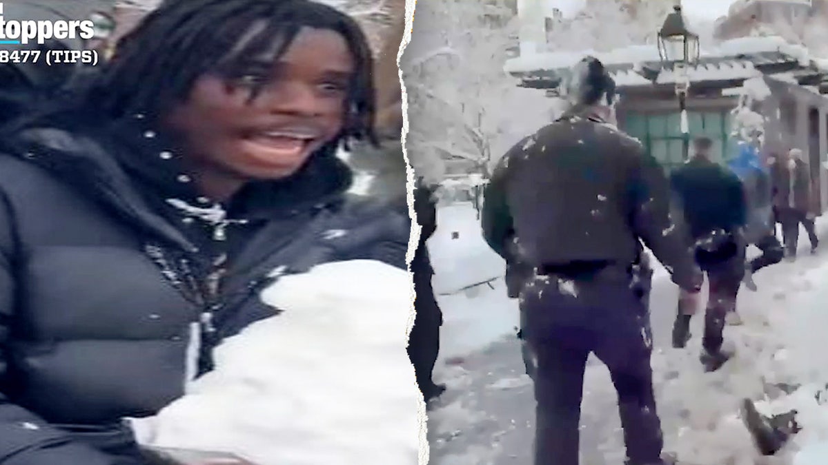 Second suspect arrested after NYC snowball fight sends 2 police officers to hospital at george magazine
