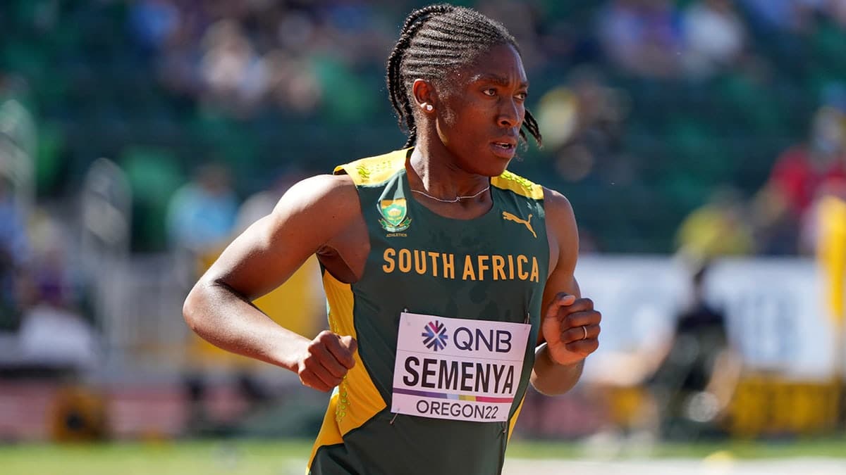 Caster Semenya runs at Oregon