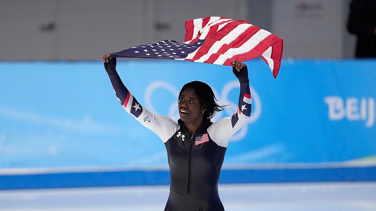American speedskaters Erin Jackson, Jordan Stolz reflect on Winter Olympics, patriotism at george magazine
