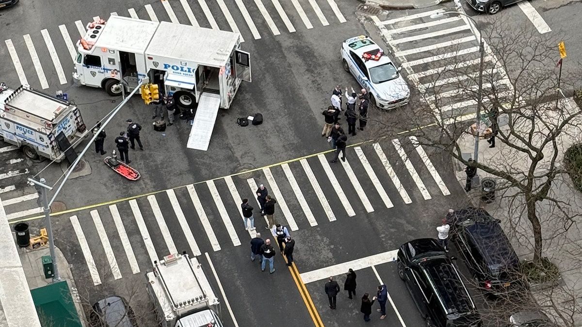 Police swarm NYC street amid probe into IED thrown near Gracie Mansion at george magazine