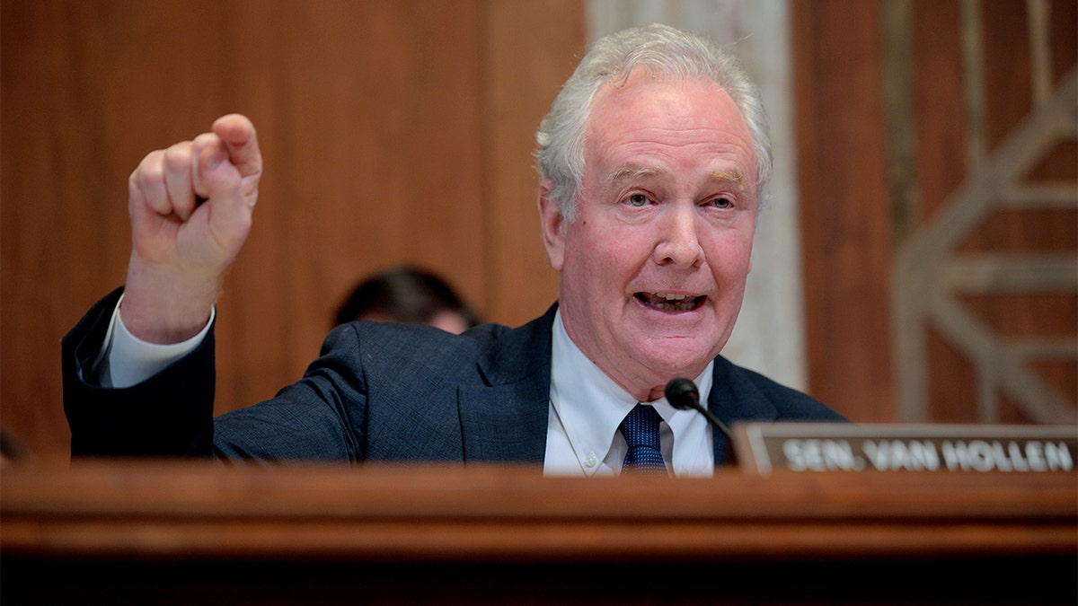 Van Hollen avoids saying if he trusts Iran over Trump, calls president a 'liar' at george magazine