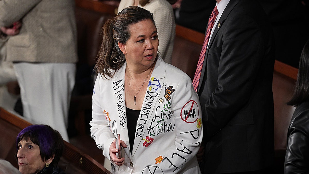 Hawaii Dem reveals why she stayed seated during Trump's viral SOTU moment about prioritizing Americans at george magazine