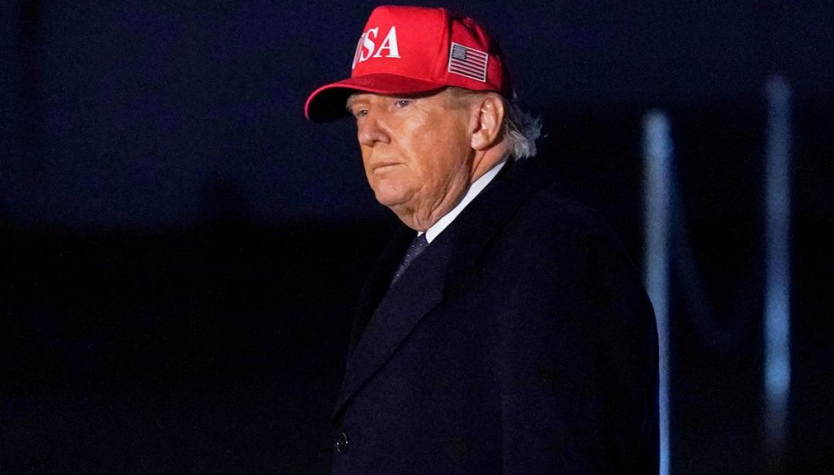 Trump dodges questions on Iran after returning to Washington at george magazine