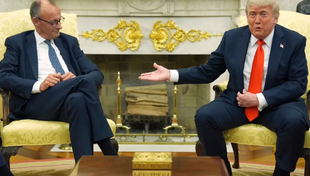 WATCH LIVE: Trump hosts Friedrich Merz amid Iran conflict at george magazine