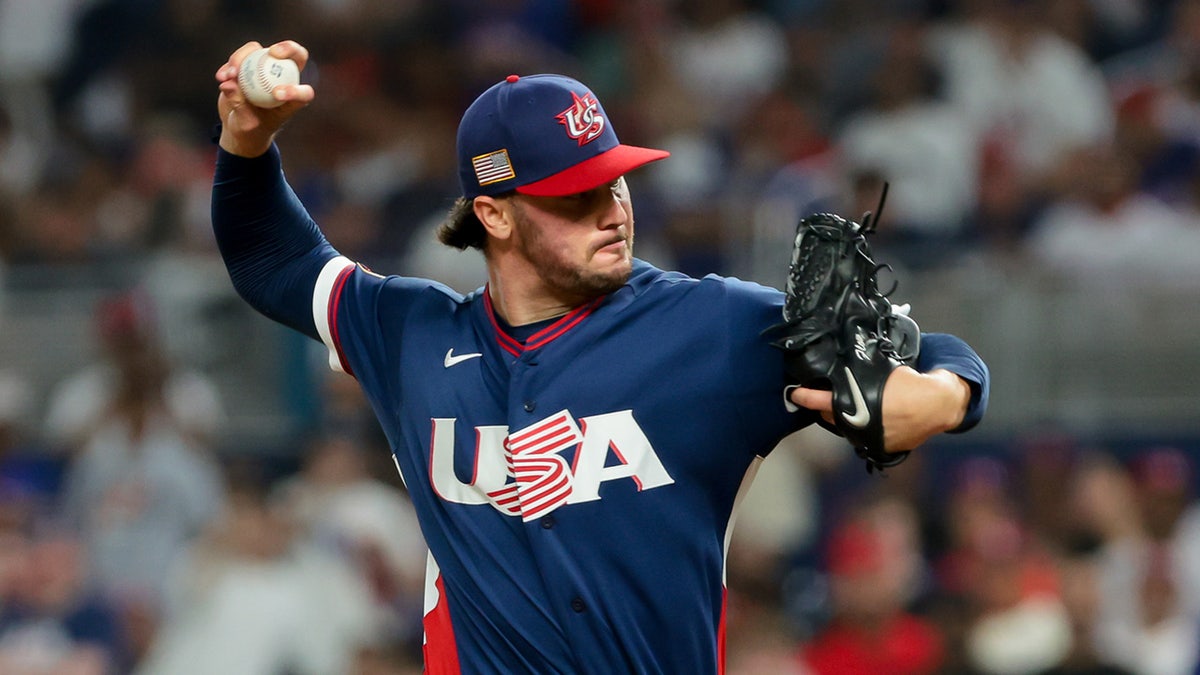 Olivia Dunne stresses as she watches Paul Skenes get out of jam at World Baseball Classic at george magazine