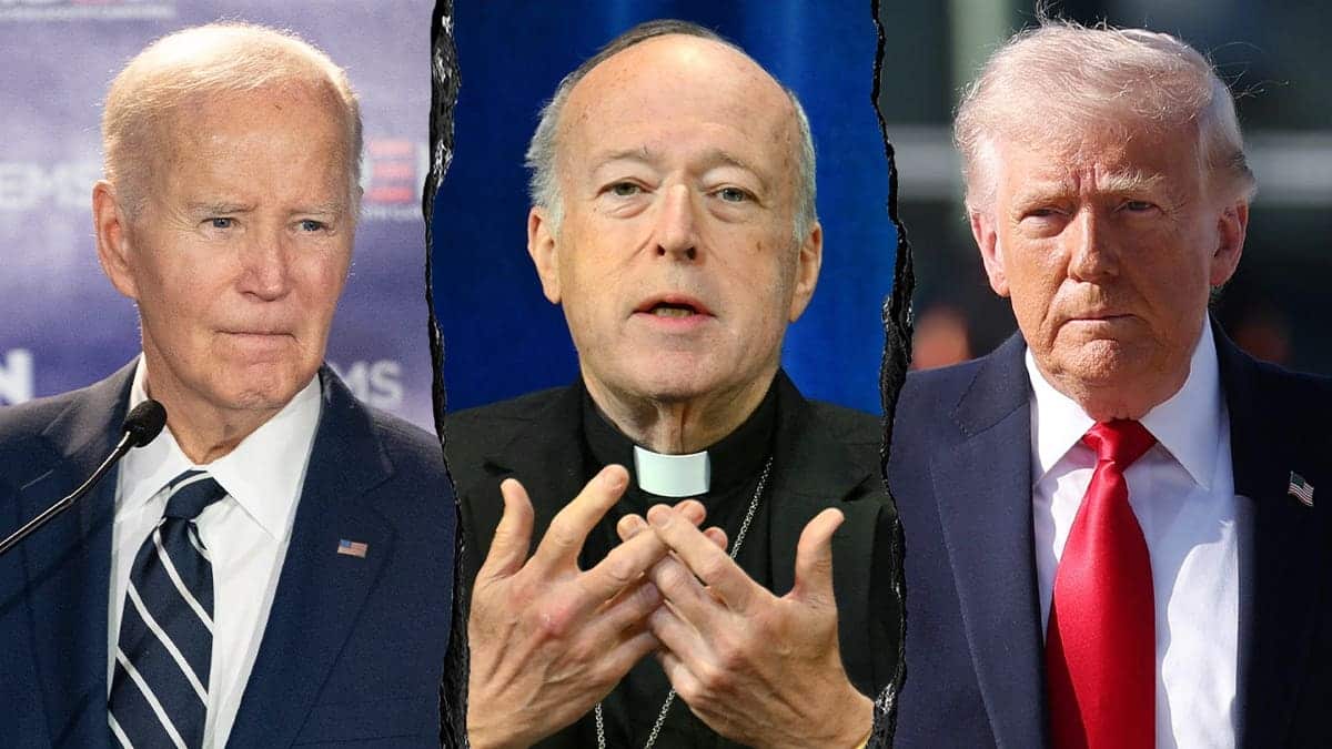 Biden, Cardinal McElroy and Trump