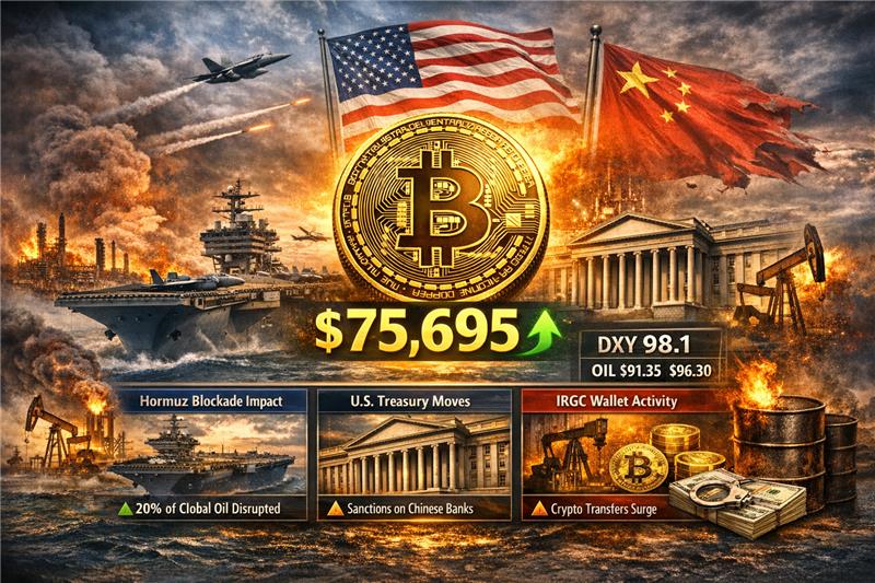 Bitcoin Surges as U.S. Targets China in Iran Money Crackdown