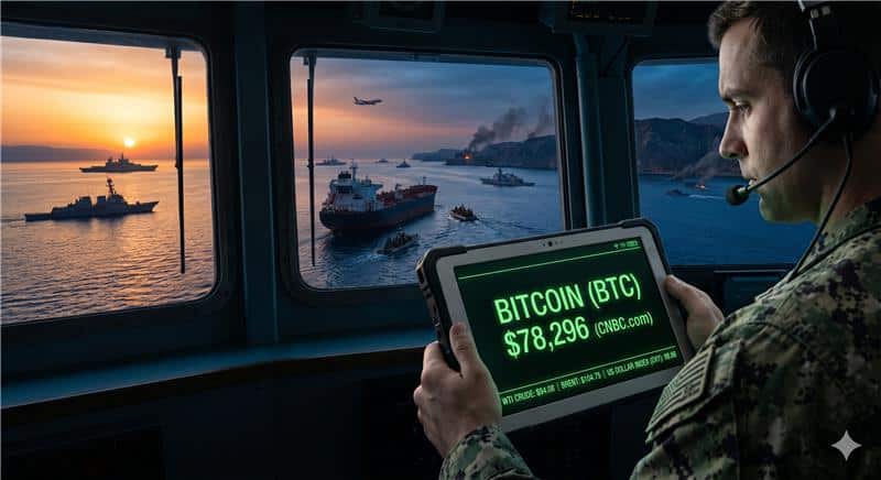 STRAIT OF HORMUZ TRAP? Why Bitcoin Hits $78K as U.S. Navy Intercepts IRGC War Chest!