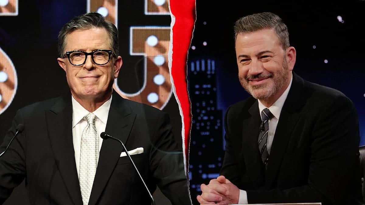 Colbert and Kimmel