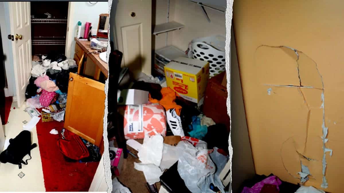 ransacked and damaged homes