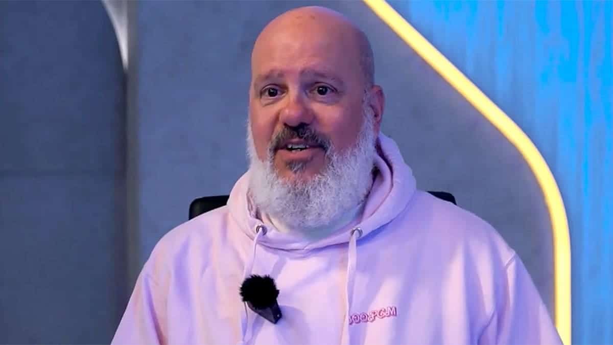 David Cross seated during an interview with Fox News Digital.