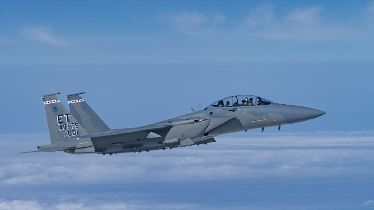 Promotional footage of the F-15EX in action.