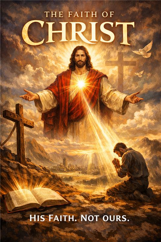 THE FAITH THAT JUSTIFIES YOU IS NOT YOURS…IT IS HIS!