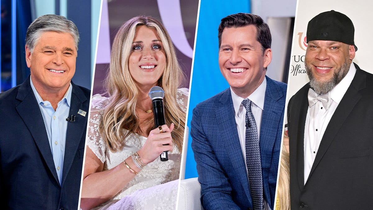 Sean Hannity, Riley Gaines, Will Cain and Tyrus