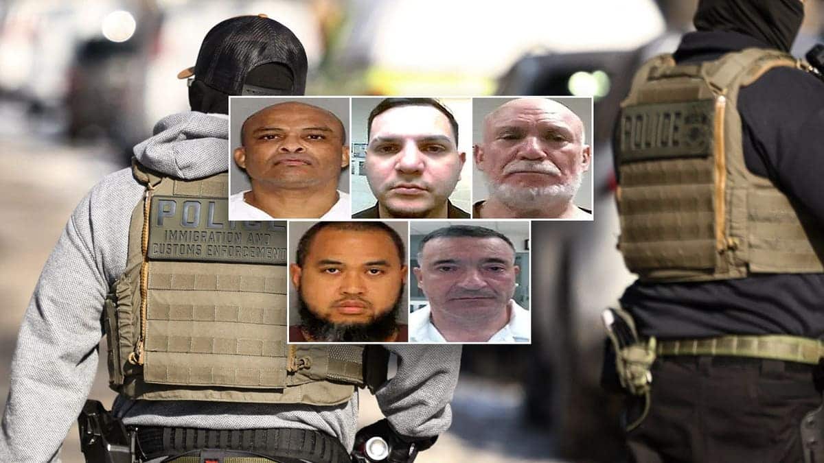 Illegal aliens arrested by ICE