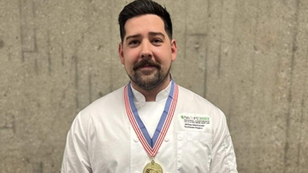 Jeffrey MacDonald after winning an award