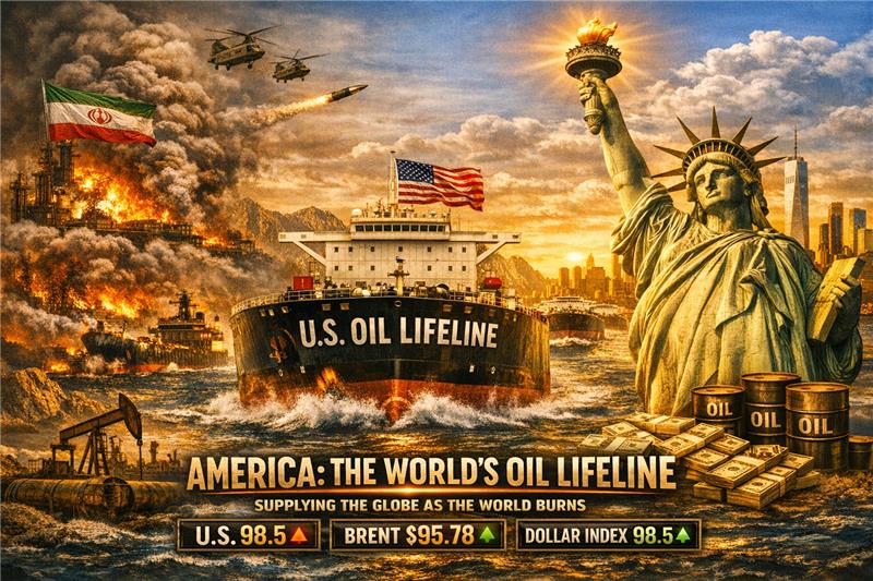 America Becomes the World’s Oil Lifeline as the Middle East Burns