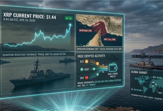 XRP Gains as Strait of Hormuz Blockade Tightens: IRGC Demands Crypto Tolls!