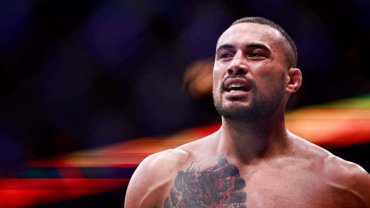 Carlos Ulberg celebrating victory in UFC 327 light heavyweight title bout in Miami