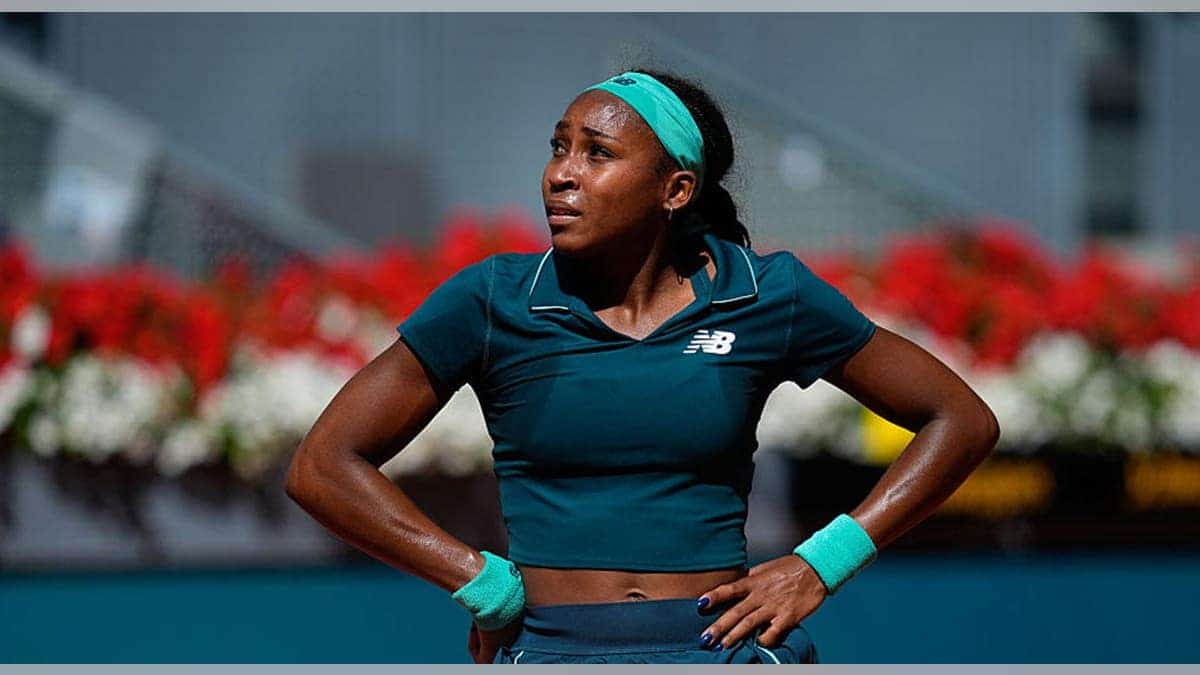 coco gauff at the madrid open